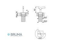 MEDIDAS MEZCLADOR PROGRESIVO SOBRE ENCIMERA BRUMA ROYALE 